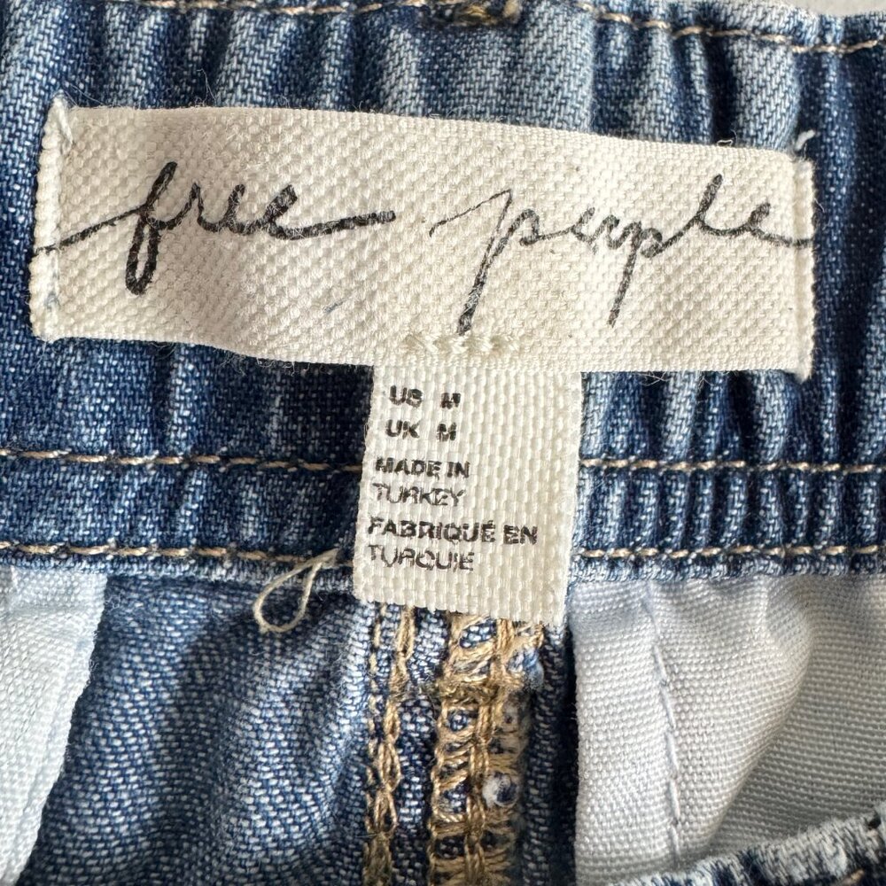 FREE PEOPLE Wide Leg Rider Denim Jeans - Picture 5 of 11